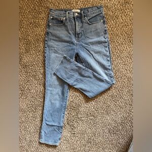 Madewell Blue Denim Jeans